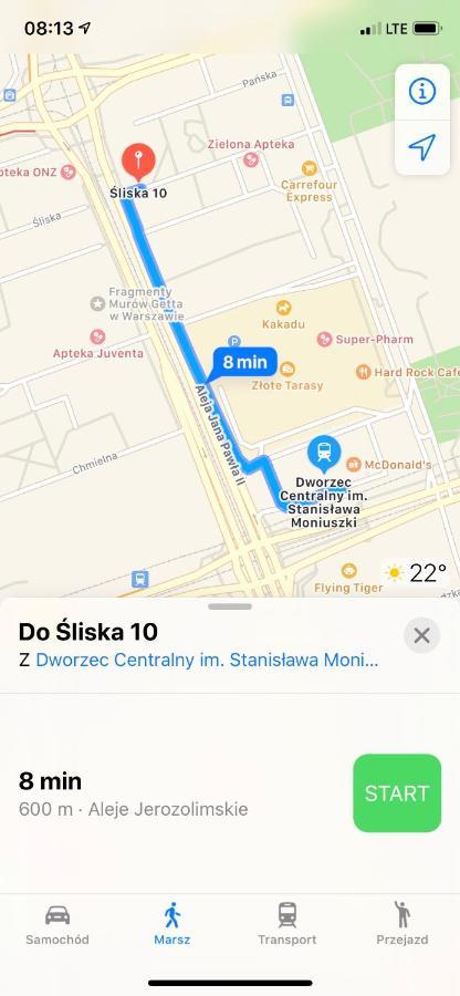 Sliska Apartment Βαρσοβία Εξωτερικό φωτογραφία